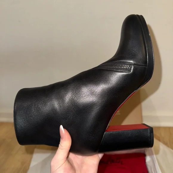 Christian Louboutin black Birgitta 100 calf - Picture 12 of 16